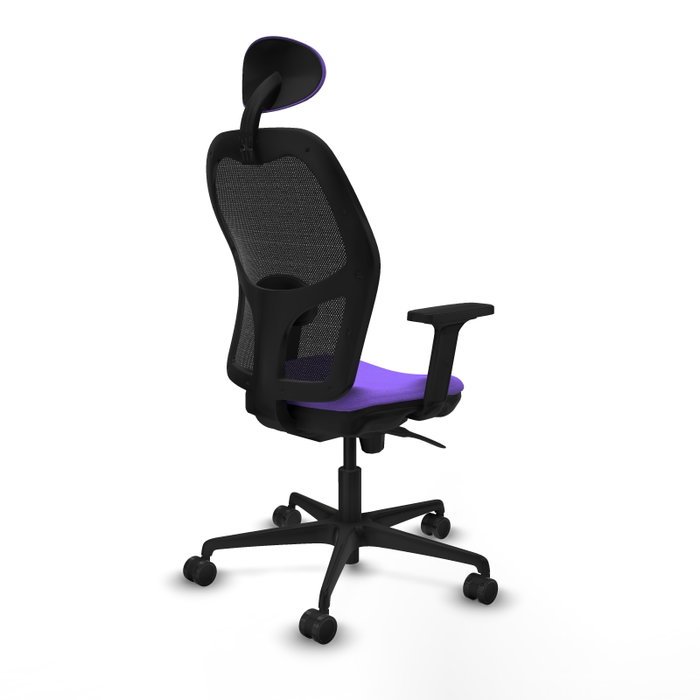 PIQUERAS Y CRESPO Silla de oficina Jorquera Lila y Negro PIQUERAS Y CRESPO Silla de oficina Jorquera Lila y Negro