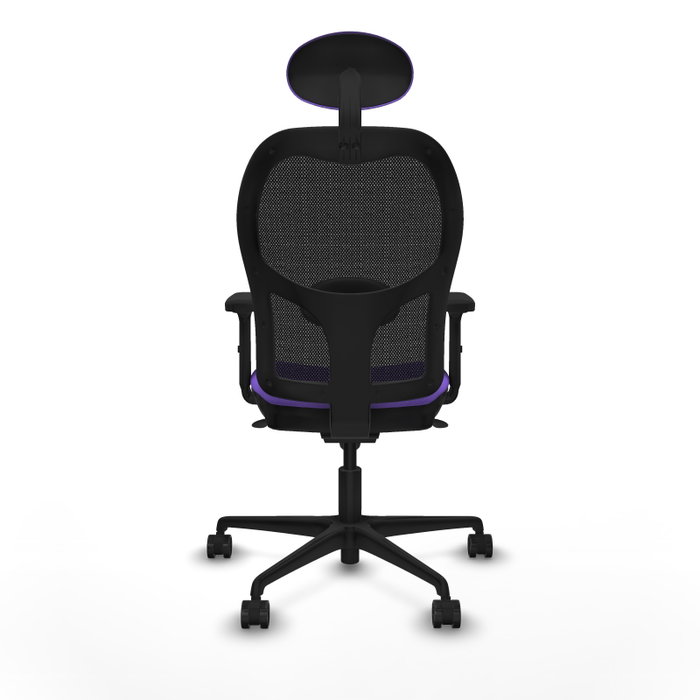 PIQUERAS Y CRESPO Silla de oficina Jorquera Lila y Negro PIQUERAS Y CRESPO Silla de oficina Jorquera Lila y Negro