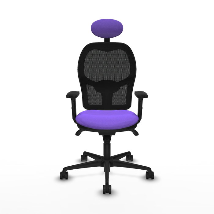 PIQUERAS Y CRESPO Silla de oficina Jorquera Lila y Negro PIQUERAS Y CRESPO Silla de oficina Jorquera Lila y Negro