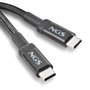NGS Cable USB-C a USB-C KNOT 65W-2 Negro 2m