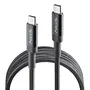 NGS Cable USB-C a USB-C KNOT 65W-2 Negro 2m