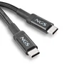NGS Cable USB-C a USB-C KNOT 65W-2 Negro 2m
