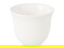 Vessia Vaso Porcelana para Té 120 ml, Blanco, 7x7x5 cm (Set de 48)
