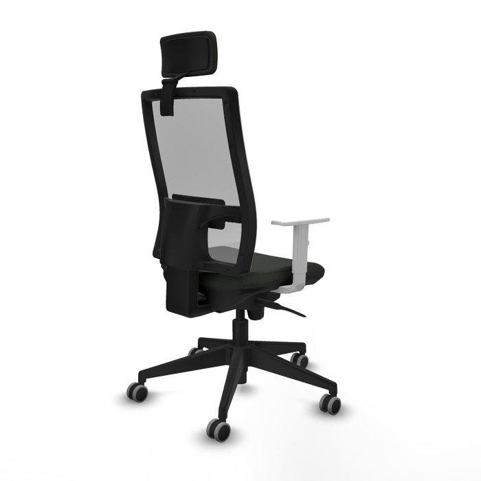 PIQUERAS Y CRESPO Silla de oficina Horna con mecanismo Sincro, Negro y Gris PIQUERAS Y CRESPO Silla de oficina Horna con mecanismo Sincro, Negro y Gris