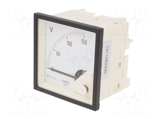 LUMEL MA17N Voltímetro Analógico para Panel 0-150V DC LUMEL MA17N Voltímetro Analógico para Panel 0-150V DC