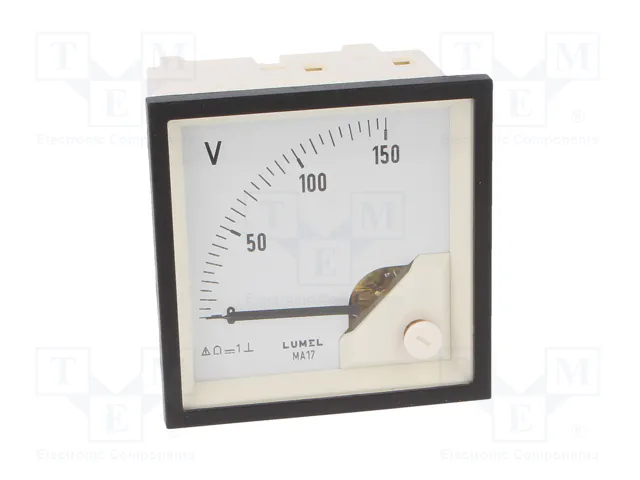 LUMEL MA17N Voltímetro Analógico para Panel 0-150V DC LUMEL MA17N Voltímetro Analógico para Panel 0-150V DC
