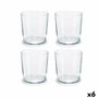 Set de Vasos Pasabahce Bistro Transparente Vidrio Cristal 380 ml (6 Unidades)