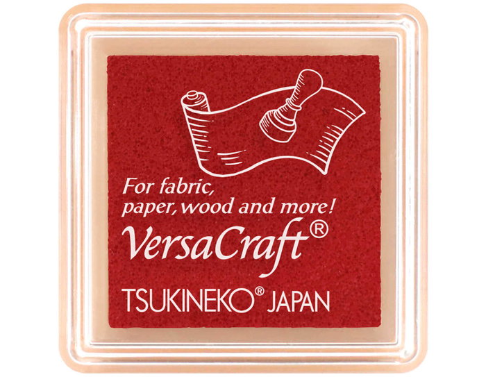 Tsukineko VERSACRAFT Tinta para Textil Rojo Poinsettia 33x33mm Tsukineko VERSACRAFT Tinta para Textil Rojo Poinsettia 33x33mm