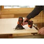 Taladro black+decker mt218k-qw 1,46 kg negro, naranja, taladro/destornillador negro/naranja, baterÍa, iÓn de litio, 18 v, 1,46 k