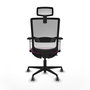 PIQUERAS Y CRESPO Silla de oficina Haches con mecanismo Sincro/Traslack, Morado y Blanco