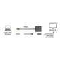 LogiLink Adaptador DisplayPort 1.2 a VGA Activo con Cable de 15 cm