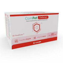 Calier Compet Defense Pasta Oral para Perros - Pasta de Higiene Dental, 30 Sobres