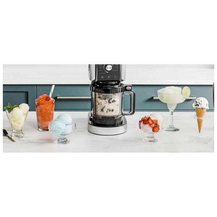 Ninja Creami Deluxe NC502EU - Máquina para Helados y Sorbetes Plata y Negro