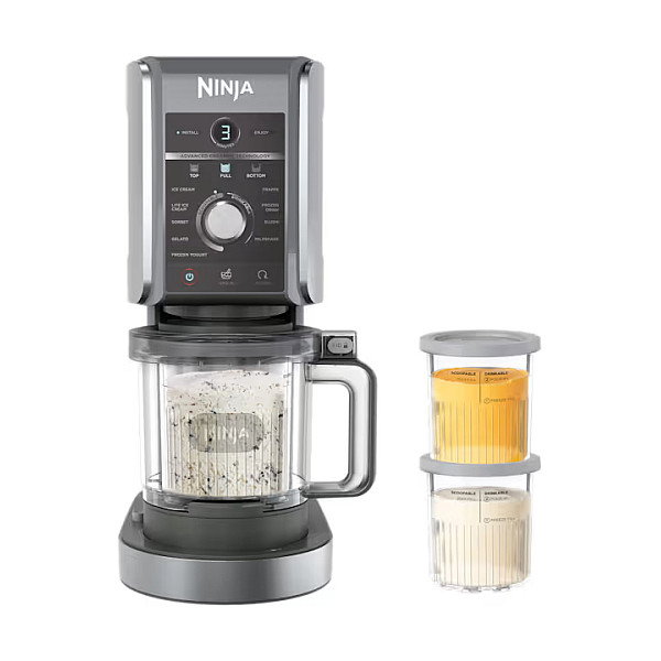 Ninja Creami Deluxe NC502EU Negro y Plata
