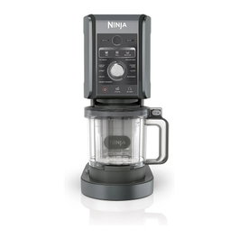 Ninja Creami Deluxe NC502EU - Máquina de helados 10-en-1, Negro y Plata