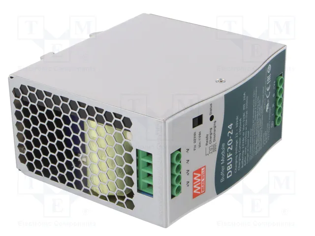 MEAN WELL DBUF20-24 Módulo buffer 24VDC 20A para carril DIN