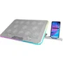 Mars Gaming Notebook Cooler Pad MNBC13 A-RGB Blanco Hasta 17" 13 Ventiladores Función Stand Iluminación