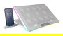 Mars Gaming MNBC13W Base Refrigeración Portátil hasta 17" - 13 Ventiladores RGB, Pantalla LCD, Función Stand 8 Niveles, Soporte Smartphone, 2 Puertos USB, Color Blanco