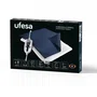 Ufesa 10105437 Manta Eléctrica Flexy Heat N4, Almohadilla Térmica 4 Niveles de Temperatura con Temporizador y Apagado Automático, 120W, 70x46 cm