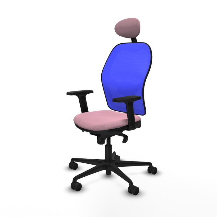 PIQUERAS Y CRESPO Silla de oficina Jorquera Rosa y Azul PIQUERAS Y CRESPO Silla de oficina Jorquera Rosa y Azul