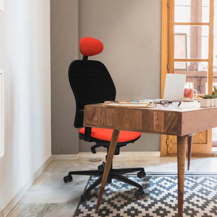 PIQUERAS Y CRESPO Silla de oficina Jorquera Rosa y Azul PIQUERAS Y CRESPO Silla de oficina Jorquera Rosa y Azul