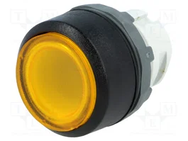 ABB Interruptor de presión de 22mm amarillo MLB-1