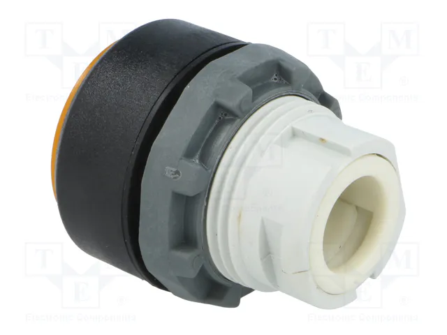 ABB Interruptor de presión de 22mm amarillo MLB-1