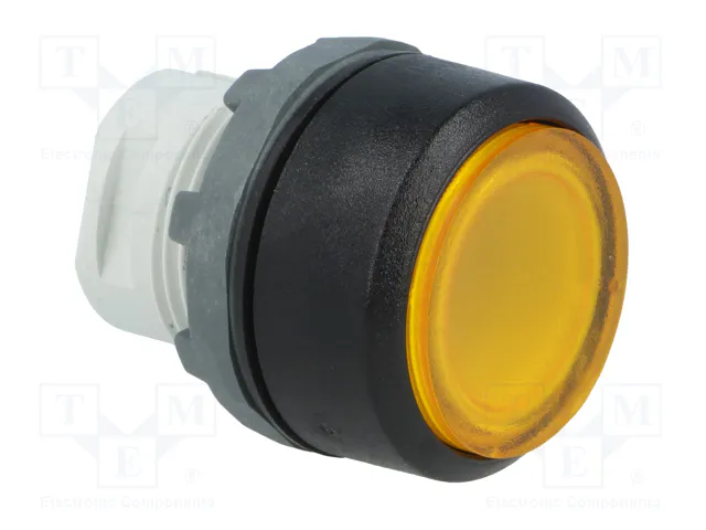ABB Interruptor de presión de 22mm amarillo MLB-1
