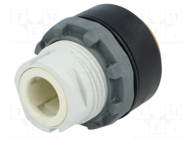 ABB Interruptor de presión de 22mm amarillo MLB-1