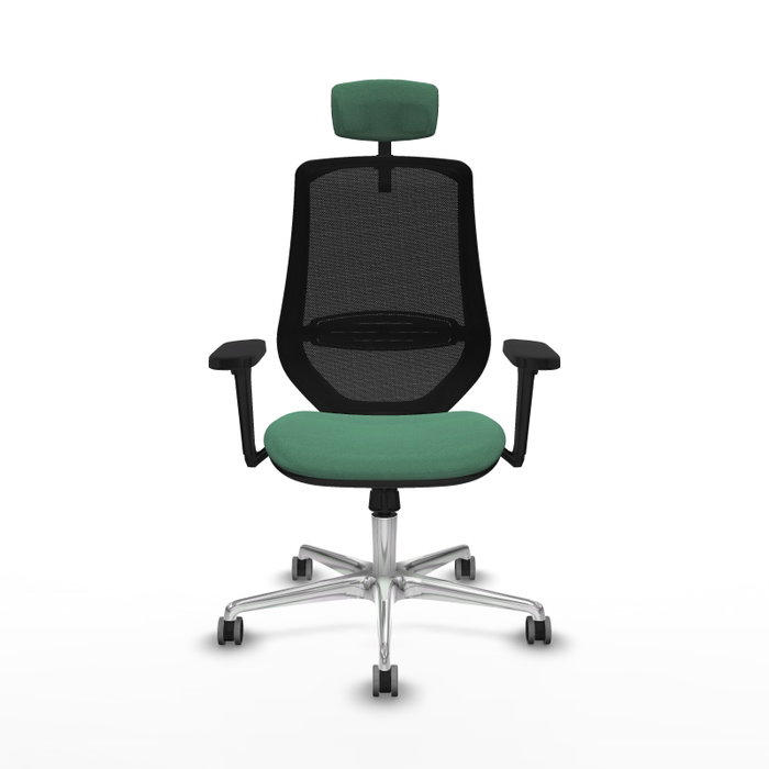 PIQUERAS Y CRESPO Silla de oficina Mardos con mecanismo Sincro, Verde esmeralda y Negro PIQUERAS Y CRESPO Silla de oficina Mardos con mecanismo Sincro, Verde esmeralda y Negro