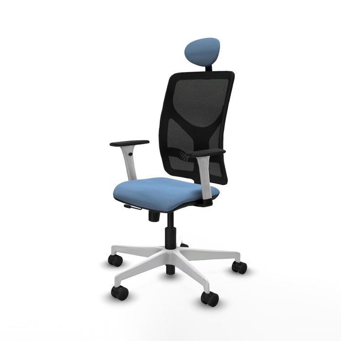 PIQUERAS Y CRESPO Silla de oficina Motilla con mecanismo Sincro/Traslack Azul cielo PIQUERAS Y CRESPO Silla de oficina Motilla con mecanismo Sincro/Traslack Azul cielo