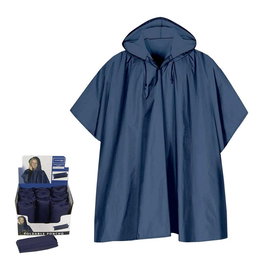 Lifetime Poncho Chubasquero con Capucha Adulto Azul Nylon Talla Única