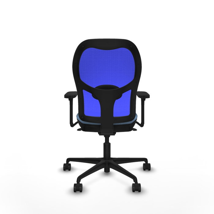 PIQUERAS Y CRESPO Silla de oficina Jorquera con mecanismo Sincro, Azul cielo y Azul