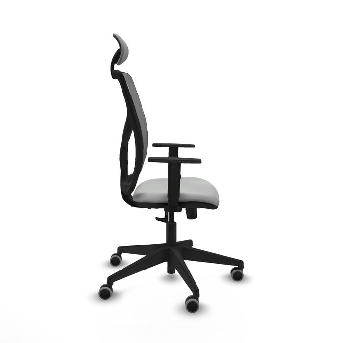 PIQUERAS Y CRESPO Silla de oficina Motilla con mecanismo Sincro, Gris PIQUERAS Y CRESPO Silla de oficina Motilla con mecanismo Sincro, Gris