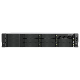 QNAP TS-855eU-8G NAS de Rack 2U corto 8 Bahías Intel Atom C5125 Octa Core 2.8GHz 8GB RAM 2x2.5GbE 2xM.2 2280 2xPCIe Gen3