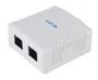 Equip Roseta de Superficie CAT 5e Doble RJ45 Blanco para Red Ethernet