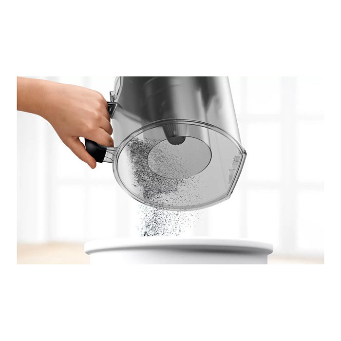 Bosch BGC41XSIL Aspiradora Cilíndrica sin Bolsa Serie 6, 700W, 2.4L, Filtro EPA, para Alfombra, Suelo Duro y Tapicería