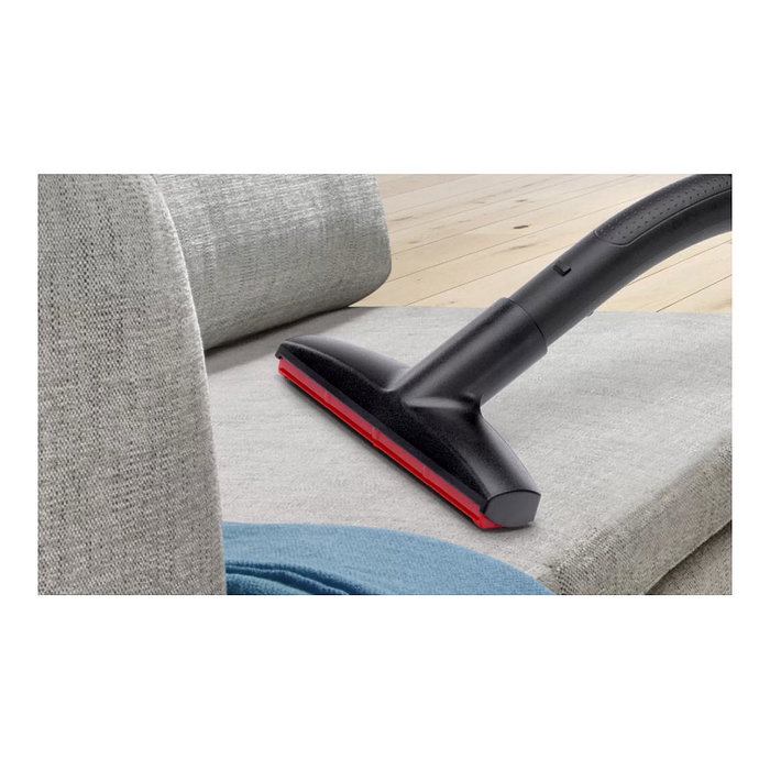 Bosch BGC41XSIL Aspiradora Cilíndrica sin Bolsa Serie 6, 700W, 2.4L, Filtro EPA, para Alfombra, Suelo Duro y Tapicería