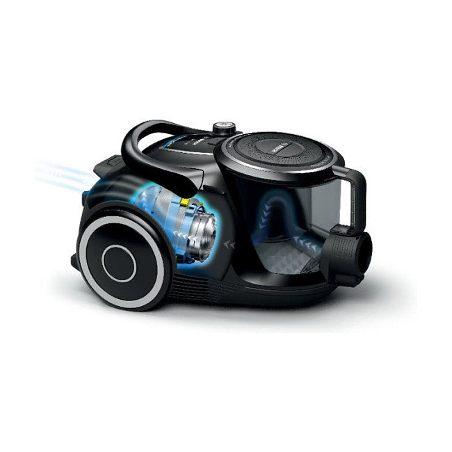 Bosch BGC41XSIL Aspiradora Cilíndrica sin Bolsa Serie 6, 700W, 2.4L, Filtro EPA, para Alfombra, Suelo Duro y Tapicería
