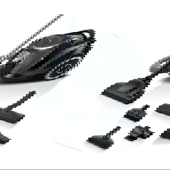 Bosch BGC41XSIL Aspiradora Cilíndrica sin Bolsa Serie 6, 700W, 2.4L, Filtro EPA, para Alfombra, Suelo Duro y Tapicería