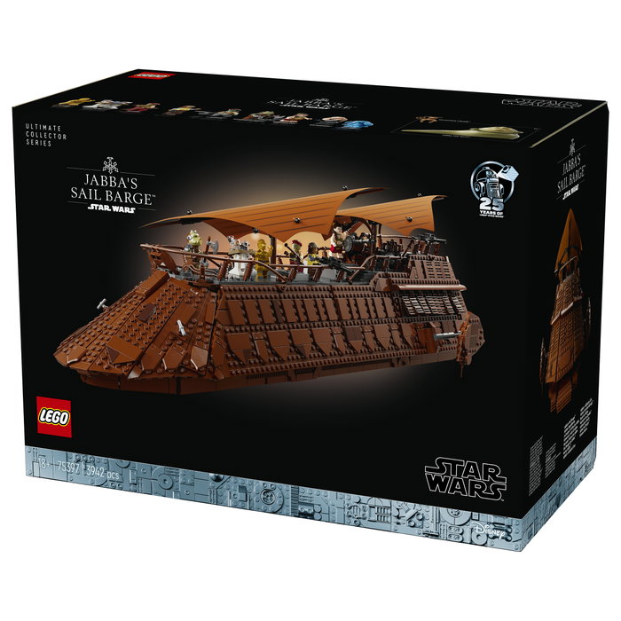 LEGO Star Wars Barcaza Velera de Jabba 75397 Ultimate Collector Series Skelbgarkeceable