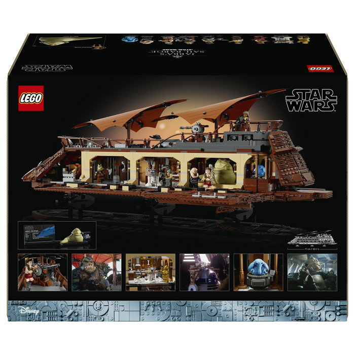 LEGO Star Wars Barcaza Velera de Jabba 75397 Ultimate Collector Series Skelbgarkeceable
