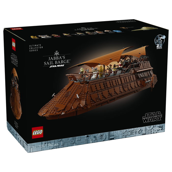 LEGO Star Wars Barcaza Velera de Jabba 75397 Ultimate Collector Series Skelbgarkeceable