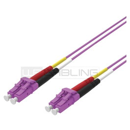 WP Cable de fibra óptica OM4 LC-LC 2 m Violeta