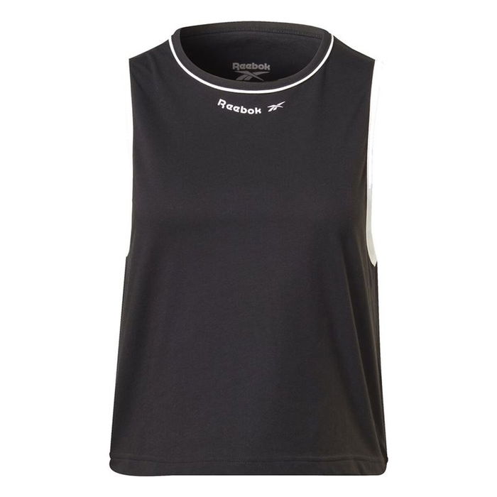 Camiseta para Mujer sin Mangas Reebok Rie Negro