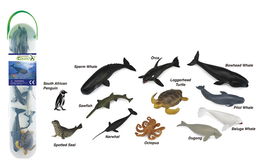 Collecta Tubo Mini Animales Marinos 2 A1108-C Set de 12 Figuras Educativas para Niños +3 Años
