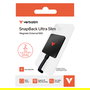 Verbatim 32337 SnapBack Ultra Slim SSD Externo 2TB Negro USB-C 3.2 Gen 2x2 20 Gbit/s 2050 MB/s