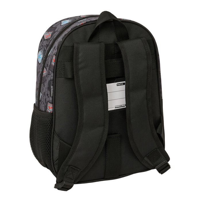 Safta Mochila Infantil Minecraft Graffiti Adaptable a Carro Safta Mochila Infantil Minecraft Graffiti Adaptable a Carro