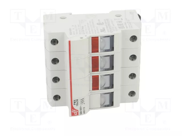 DF ELECTRIC Portafusibles PMX 32A 10x38mm 3+N DF ELECTRIC Portafusibles PMX 32A 10x38mm 3+N