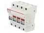DF ELECTRIC Portafusibles PMX 32A 10x38mm 3+N